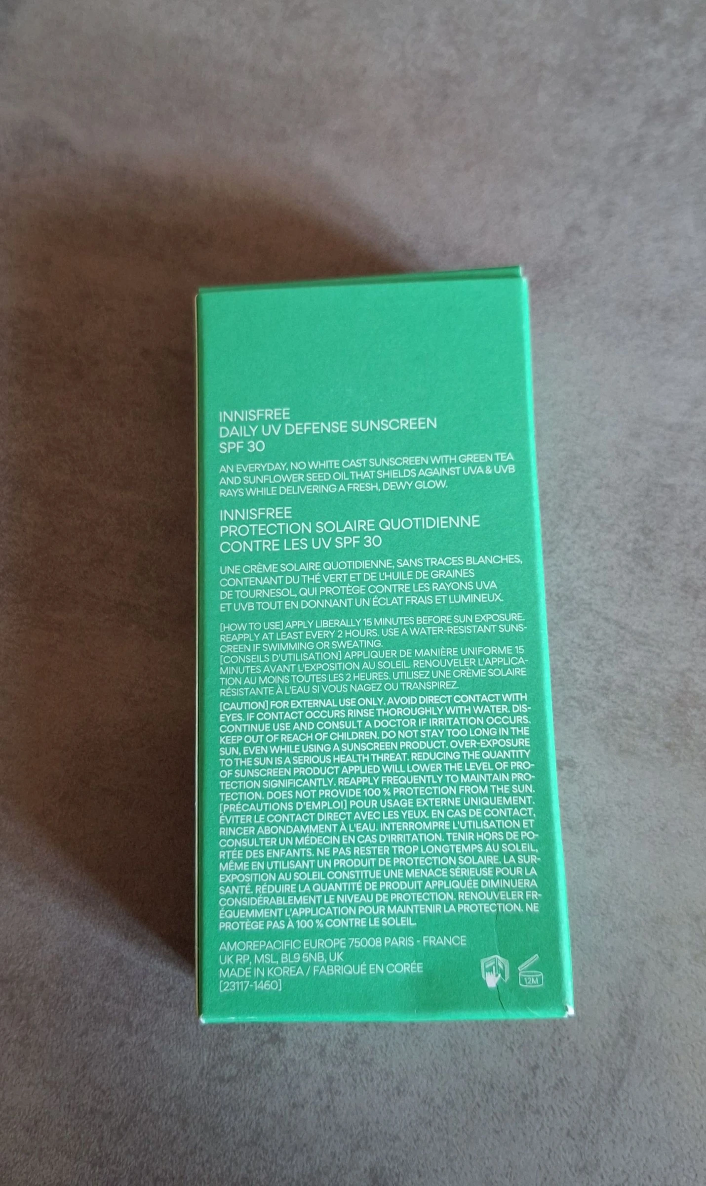 Innisfree High Protection SPF 30 Face Sunscreen ♺ – photo 2